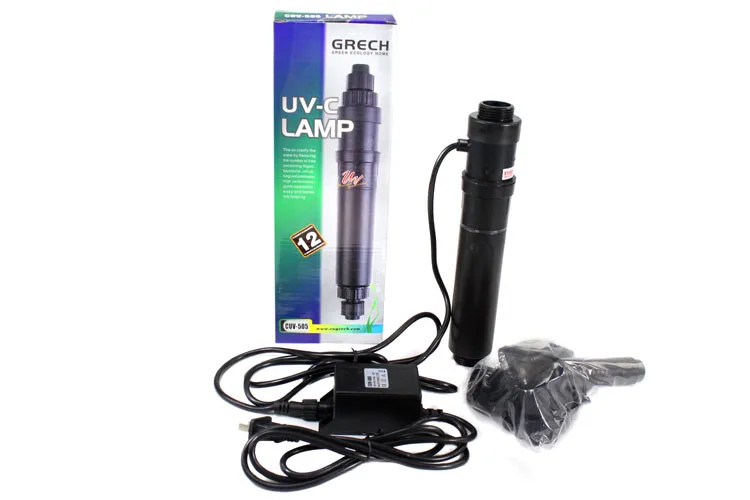 UV Sterilizer 10W Aquarium Fish Tank Lamp SUNSUN CUV510 High Sterilization Ability Remove Algae Ultraviolet Light /UV | Дом и сад