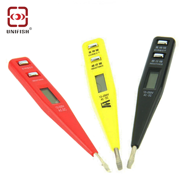 Buy 12V 220V AC DC Digital Electrical Tester Pen Probe