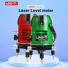 UNI-T LM520 LM530 LM550 красный и зеленый лазерный уровень 2/3/5 линии 360 градусов саморегулирующийся перекрестный лазерный уровень Красные линии лазерный уровень