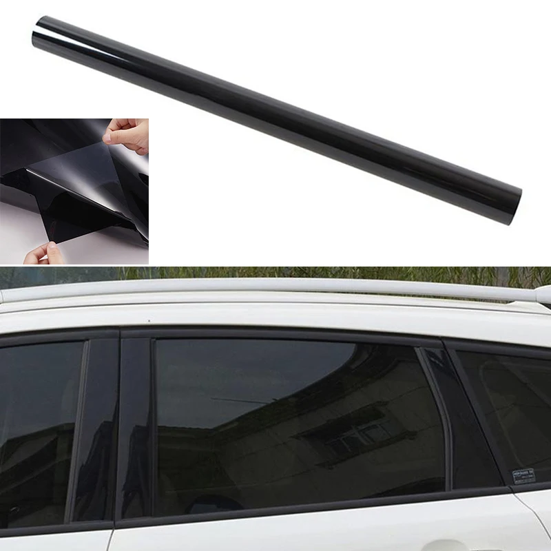 Черная тонированная пленка для окна автомобиля 5% VLT черный рулон 50 см X 3 м авто дом 500 мм X 3 м Новинка
