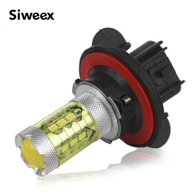 2x H13 H15 H16 P13W 80W чип LED желтый клин для лампы автомобиля противотуманная фара авто
