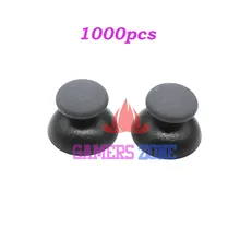 1000 шт Черный аналоговый джойстик резиновый колпачок для PS2 PS3 контроллер