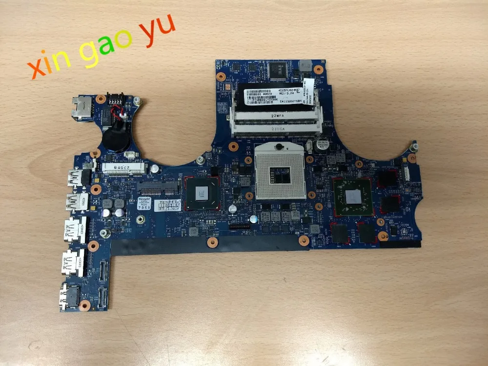 665933-001 материнская плата для ноутбука hp ENVY17 HD6770M 1 ГБ GPU HM65 Чипсет DDR3-Встроенная видеокарта тестирование