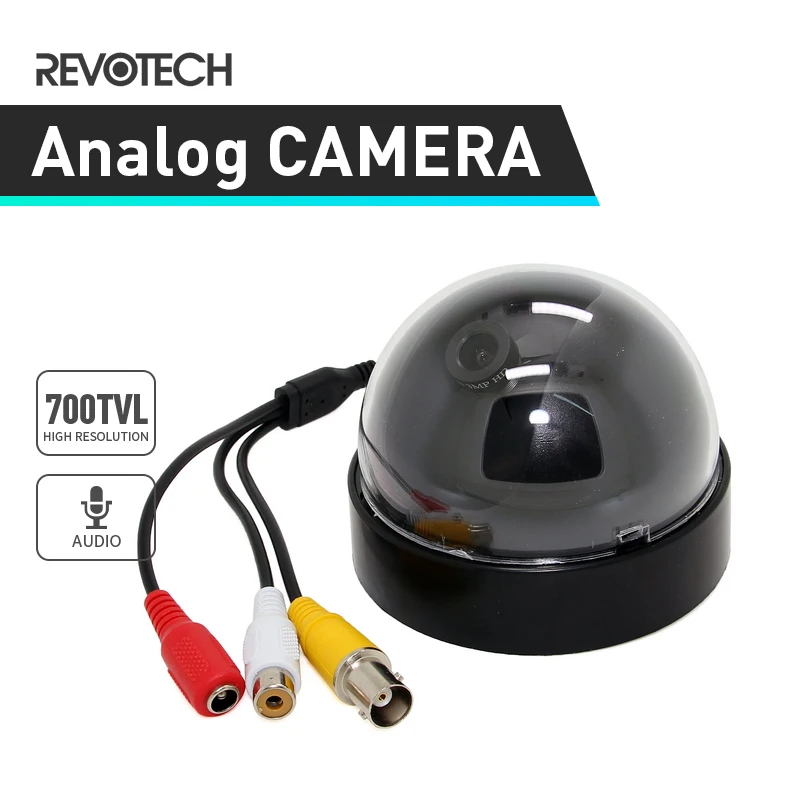 imágenes para Audio 1/4 "CMOS 700TVL CCTV Cámara de Interior, de Seguridad CCTV de Interior Cámara Domo Negro Leva Analógica imágenes para Audio 1/4 "CMOS 700TVL CCTV Cámara de Interior, de Seguridad CCTV de Interior Cámara Domo Negro Leva Analógica