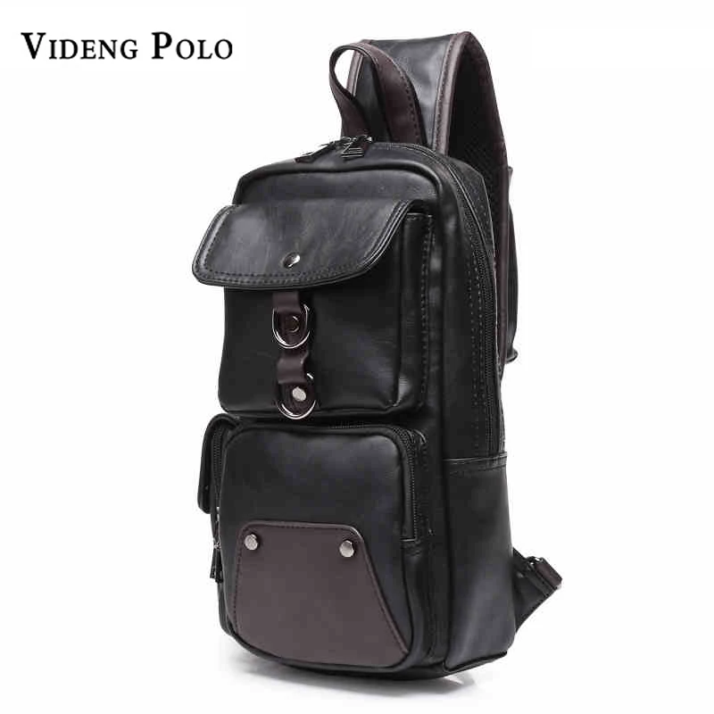 

VIDENG POLO Brand Men Chest Bag Summer New Fashion Man Crossbody Messenger Bag Casual Single Shoulder Bag Male Travel Waist Pack