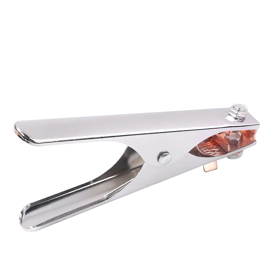 300Amp Electrode Holder Earth Ground Cable Clip Clamp Welding Manual US.