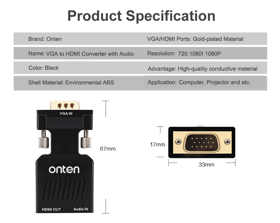 vga to hdmi,vga hdmi,vga to hdmi converter 7