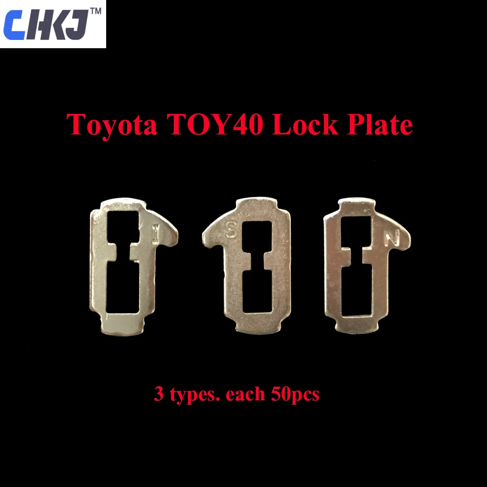 CHKJ 150pcs lot TOY40 Car Lock Reed Lock Plate For Camry Crown (3 Types Each 50pcs) Auto Repair Accessaries Locksmith Supplies