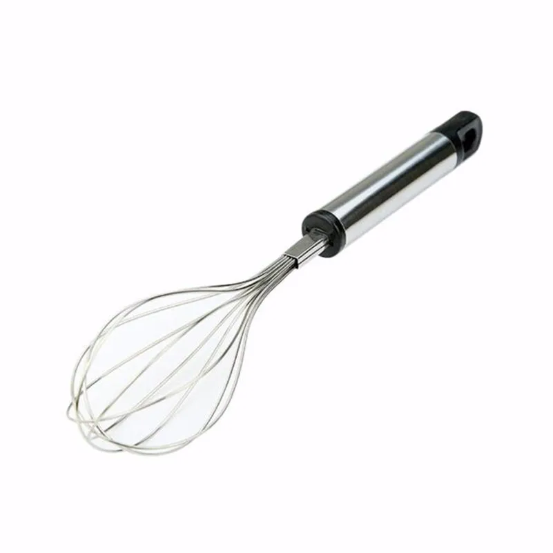 

Handle Whisk Stainless steel Kitchen Mixer Balloon Wire Egg Beater Tool free shipping A10 wholesale