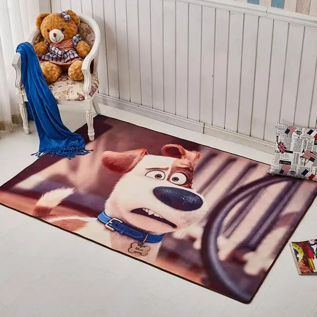 The Secret Life of Pets Cartoon Adorable Flannel Carpet ...