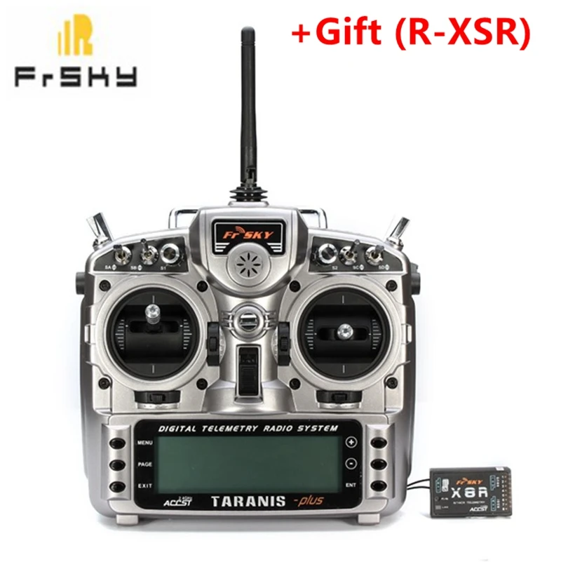 FrSky Taranis X9D Plus 2 4G ACCST Transmitter With X8R R XSR Receiver For RC Multicopter