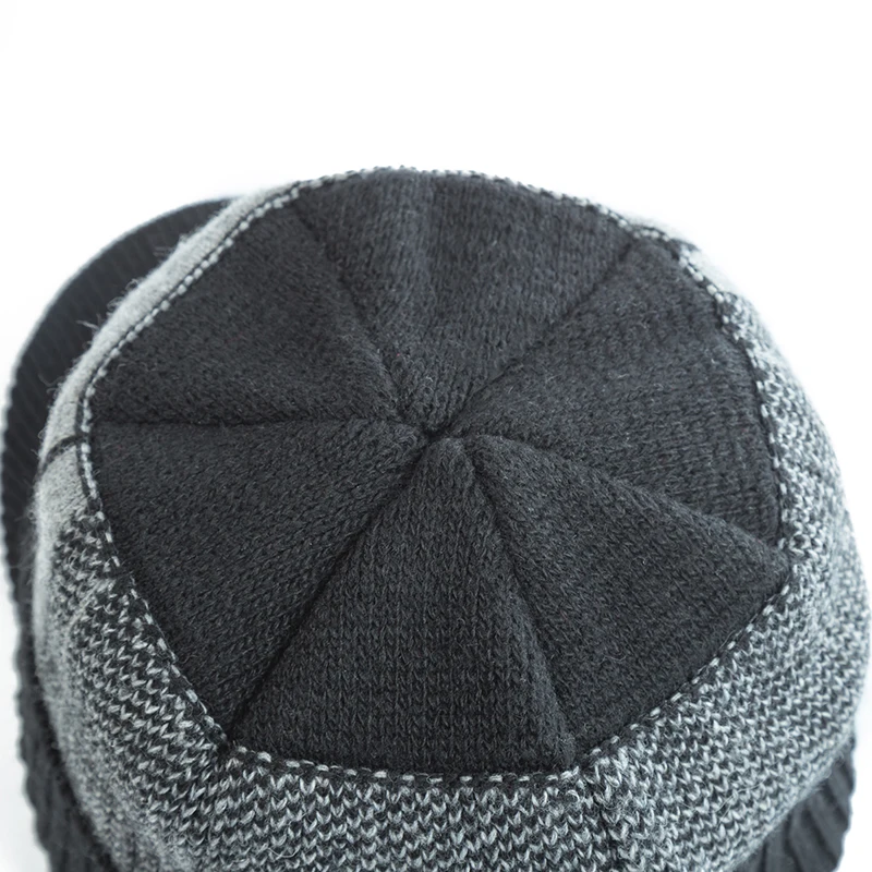 Высококачественные хлопковые зимние шапки с меховыми полями Skullies Beanies, шапка для мужчин и женщин, шерстяной шарф, шапки, маска, шапка, вязаная шапка