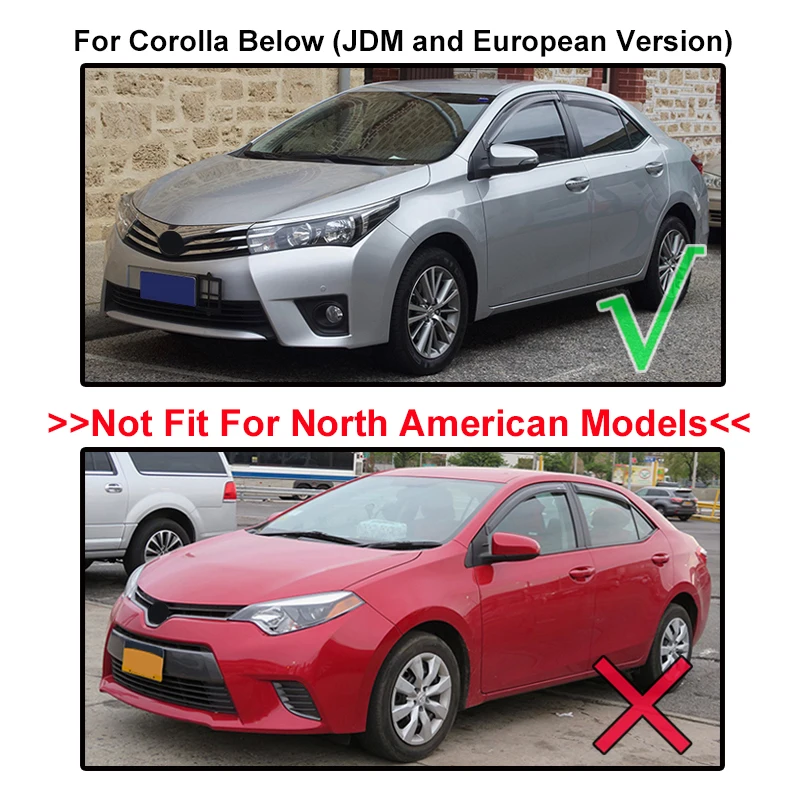 Для Toyota Corolla Altis E170 хромированная дверная ручка боковое зеркало противотуманный светильник накладка украшение автомобиля Стайлинг