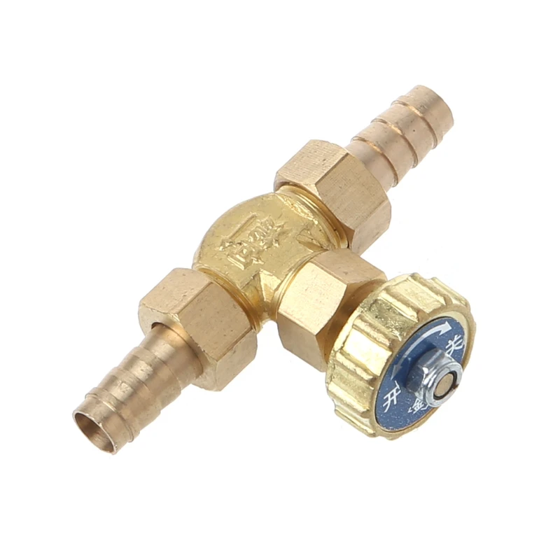 

Brass Needle Valve 10mm I/D hose barb only for gas Max Pressure 1 Mpa