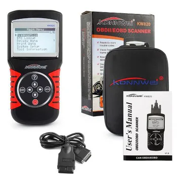 

KONNWEI KW820 OBDII EOBD Automotive Errors Code Reader Scanner Diagnostic OBD2 Scan Tool Universal Auto OBD 2 Scaner