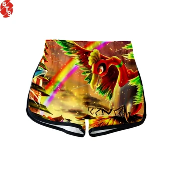 

Pokemon 3D Printed 2018 Hot Sale Shorts for Women New Fashion Shorts Casual Trendy Anime Girls Sexy Wear Suitable for Summer