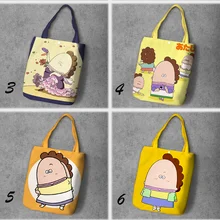 IVYYE ATASHIn'CHI, модная, аниме, складная, Холщовая Сумка для покупок, повседневные сумки на плечо, настраиваемая Сумка-тоут, женская, для девочек, Новинка
