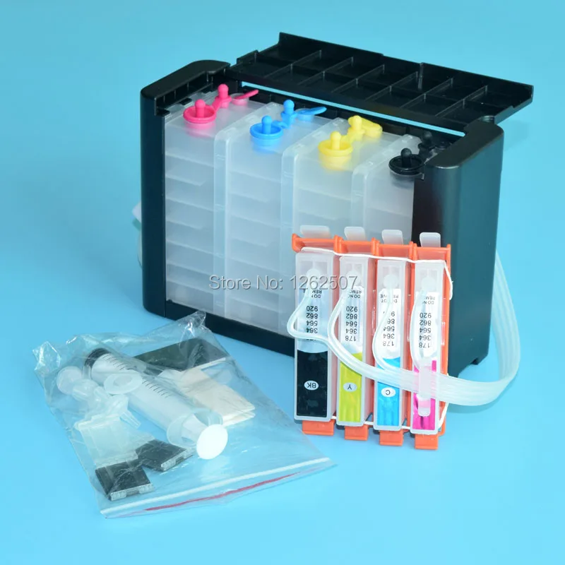 Printer Bulk Ciss Ink System For Hp 178 4colors With Auto Reset