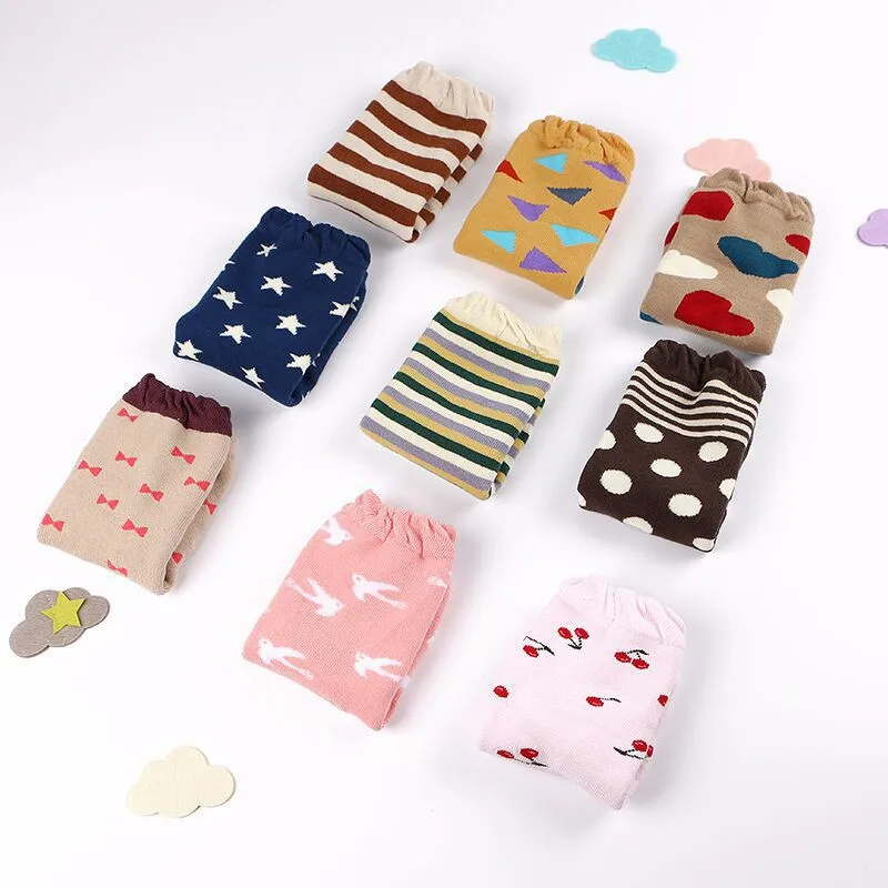 Print Kids Leg Warmers Cute Cotton Children Socks New Boys Girls Product Thick Terry Infant Socks Breathable Toddler Leg Warmers (1)