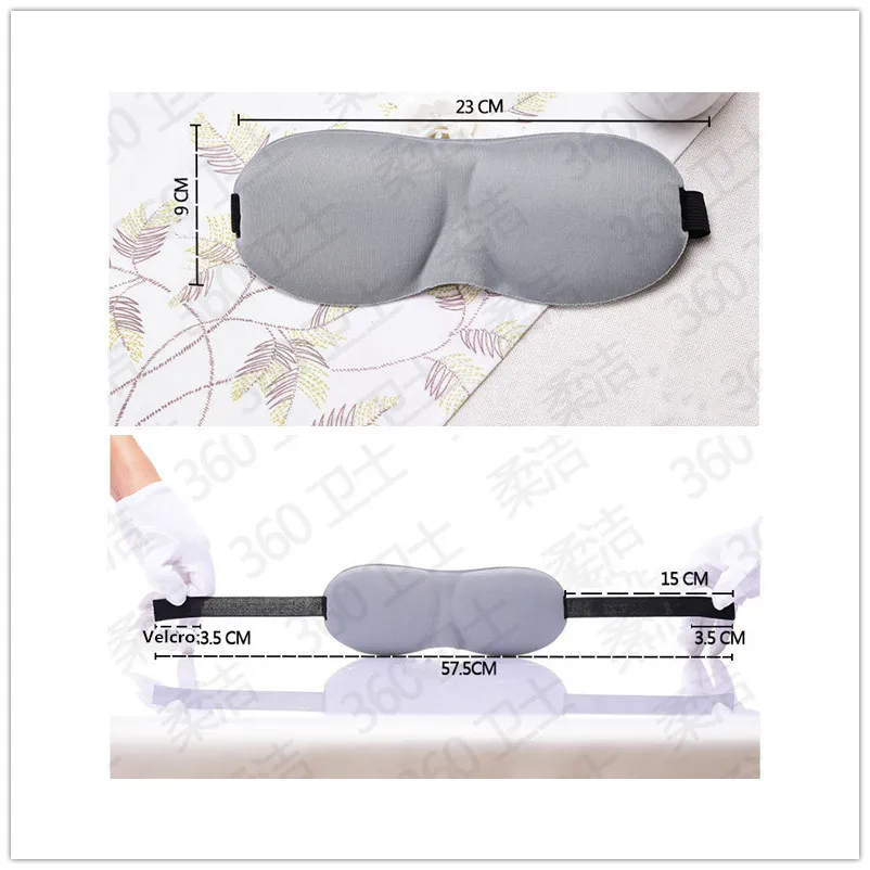 Sleep Mask Padded Shade Cover Travel Relax Aid Shades Helper Eye Blindfold Sleep Masks (1)