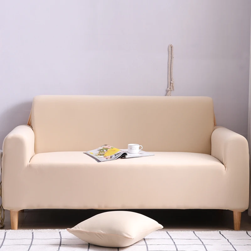 

Solid color All-inclusive tight-wrap sofa slip-resistant cut elastic sofa Full cover / towel Single / Two / three / Four-seater