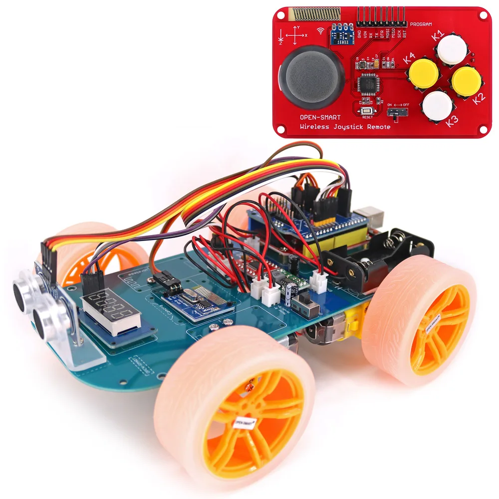joystick remote control car arduino