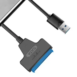 USB 3,0 SATA 3 кабель Sata к USB адаптеру 2,5 дюйм(ов) SSD HDD жесткий диск 22 Pin SSD SataIII кабель Plug and Play