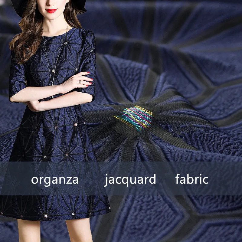 Жаккардовые ткани из органзы для шитья 1 метр|jacquard brocade|dress materialfabric african |