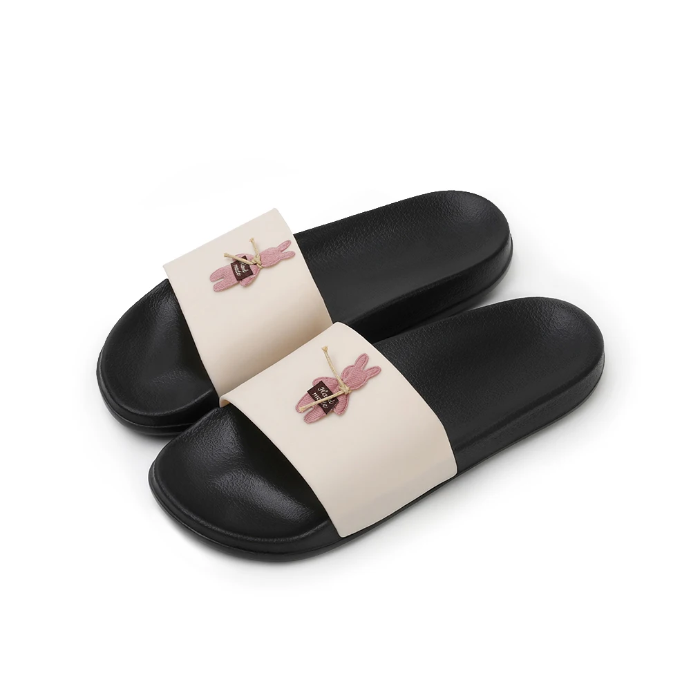 

posee Cartoon Women Summer Slippers Cute Bear Soft Sole Slides Home Slippers Indoor & Outdoor Sandals Women Shoes Flip Flops