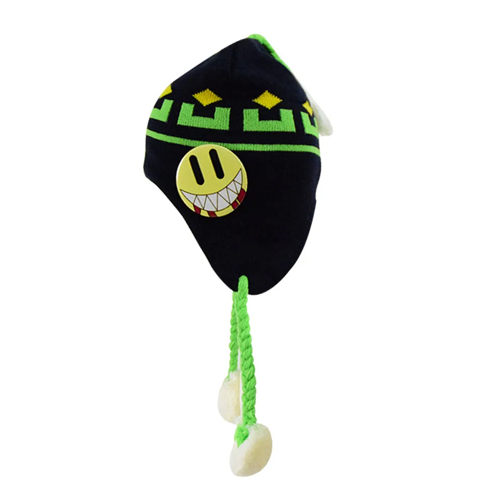 Billige High Q Unisex Anime Cos Dramatische Murder Noiz Cosplay Hut Cap Set Anzug DMMD Dramatische Murder Gestrickte hut Noiz kostüme