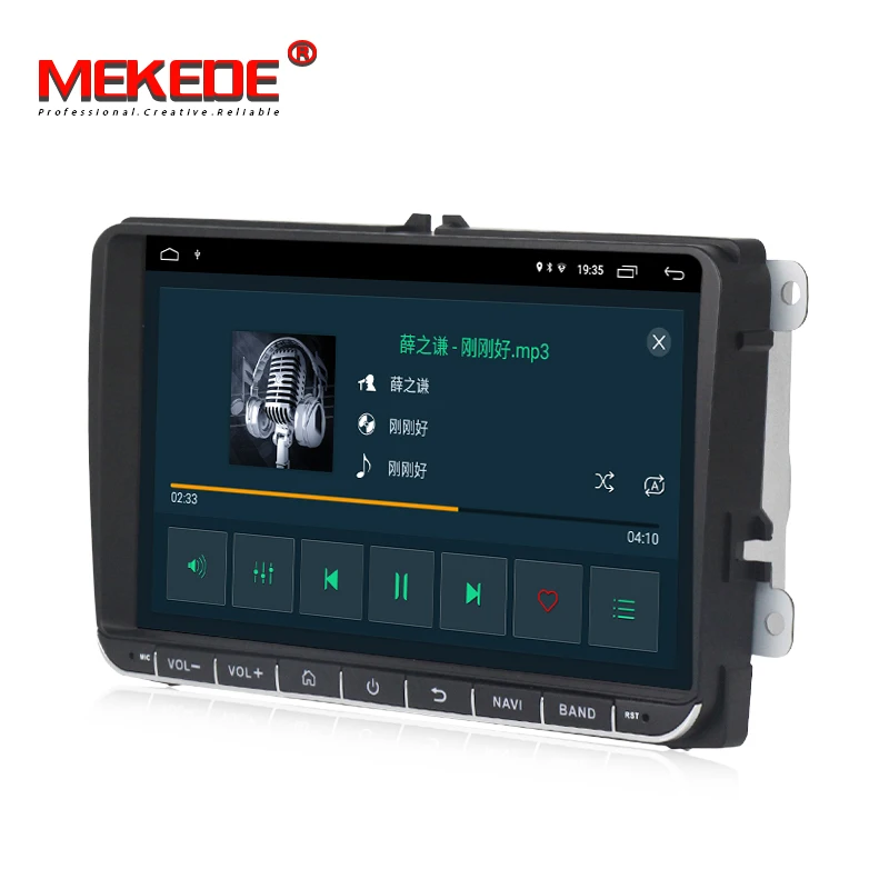 Top MEKEDE Android 9.1 2+32G Car Multimedia player  For Volkswagen Golf/Polo/Tiguan/Passat/b7/b6/SEAT/leon/Skoda/Octavia Radio GPS 3