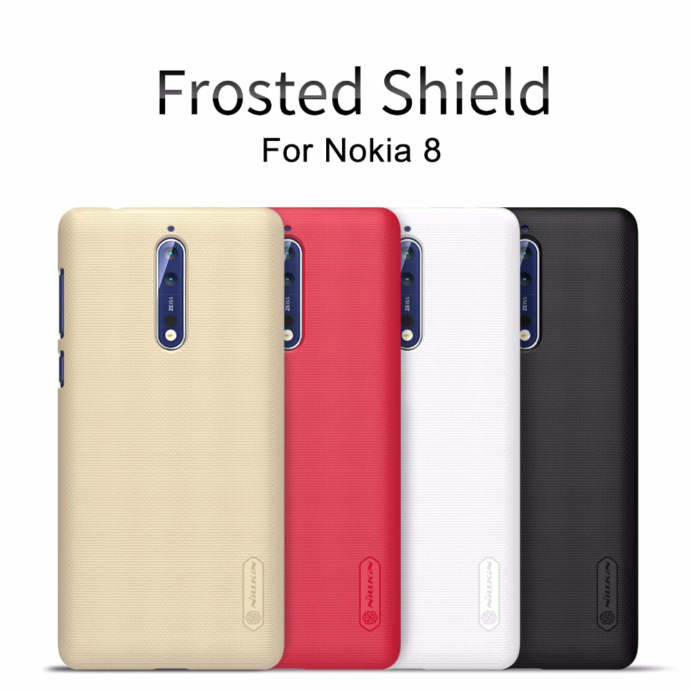 Funda protectora para Nokia 8 Sirocco celular hard cover case Matt metalizado bumper protección 