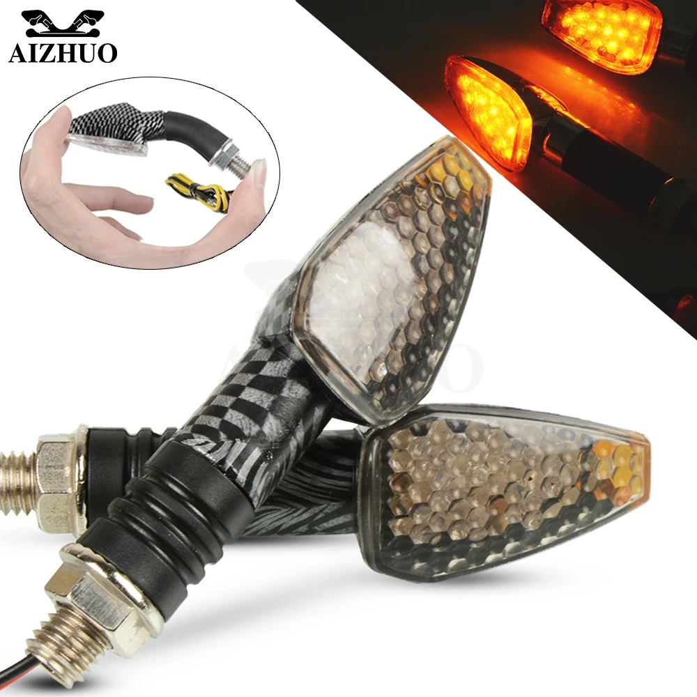 

Universal Motorcycle Turn Signal Light 12V LED Indicators Blinker Lamp For HONDA VFR 800 CBR125R CB250 CBF125 CB600 HORNET NC700