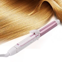 WENYI 3 в 1 Складная Плойка для волос Быстрый нагрев мини керамическая плойка+ выпрямитель для волос плоский Утюг+ кукурузная пластина для завивки волос