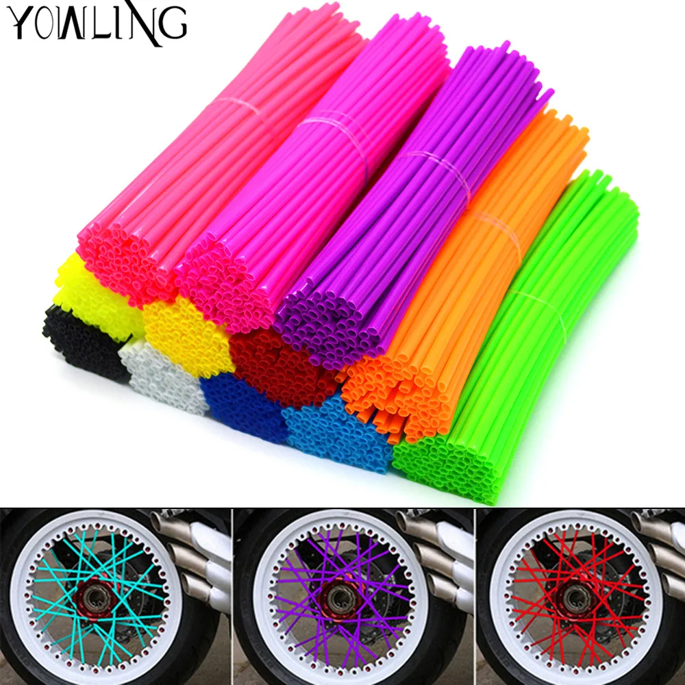 

For kawasaki kx 250 Motocross Wheel RIM SPOKE SKINS COVERS For KTM 350 for kawasaki motorcross cover FOR honda forza 250