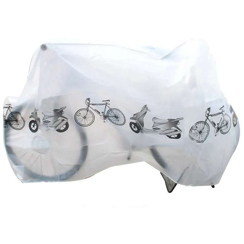 Открытый портативный Водонепроницаемый скутер велосипед мотоцикл дождь пылезащитный чехол велосипед Защитное снаряжение велосипедный велосипед оборудование#2M14 - Цвет: Белый