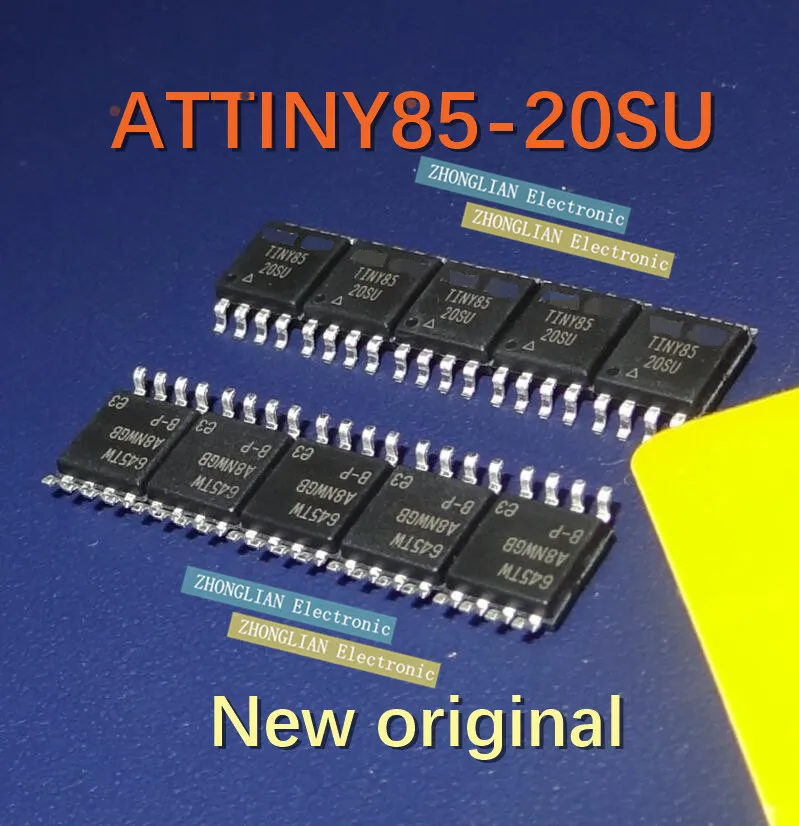 Frete grátis 500PCS ATTINY85 ATTINY85 20SU SOP8 100% original novo em ...