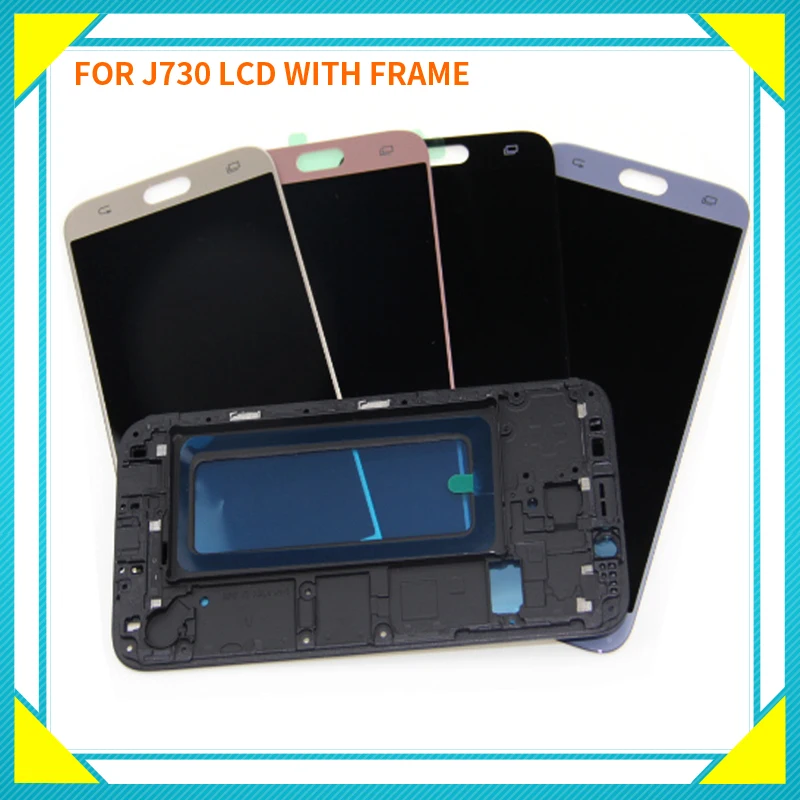 

Digitizer J730 LCD Display For Samsung Galaxy J7 Pro 2017 J730 J730F Phone LCD Display Touch Screen Adjust Brightness