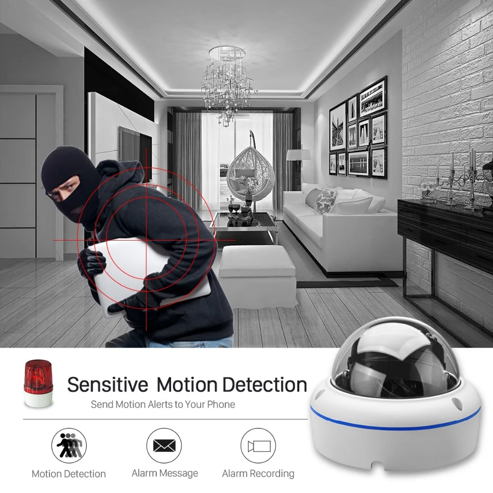 BESDER 4X Zoom Моторизованный объектив 1080p/4MP Автофокус Full HD ip камера H.265 2 8 мм 12 домашняя