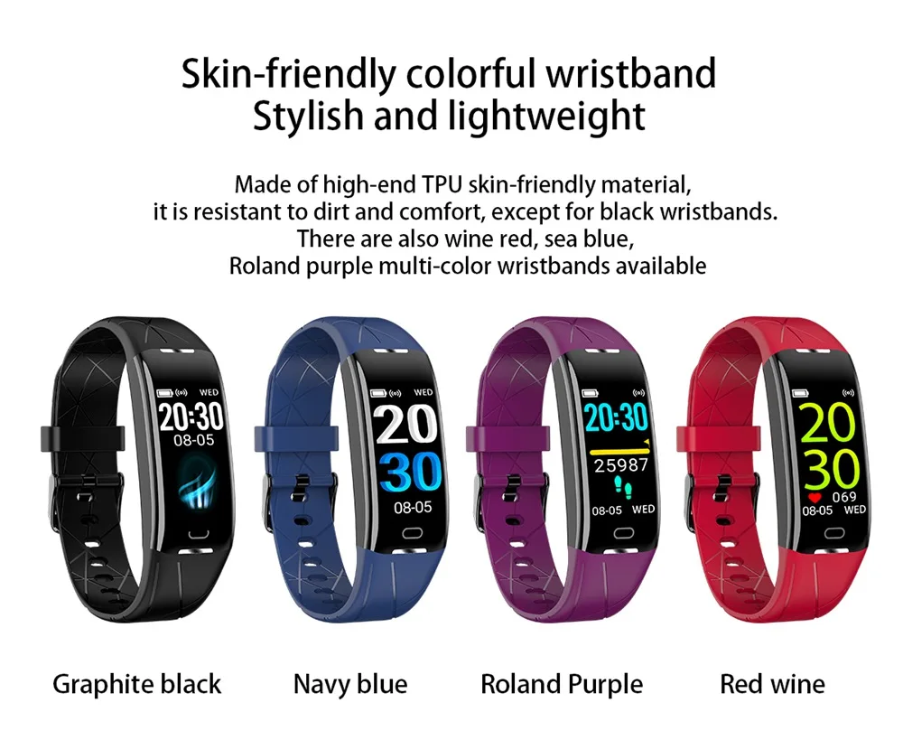 Letine Z21plus Smart Wristband All-day Uninterrupted Heart Rate Measurement 7 Exercise Modes Fitness Smart Band