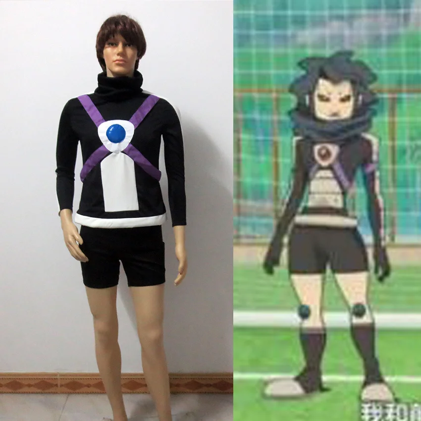 Gioco Anime Inazuma Eleven Aliea Academy Prominence Haruya Burn Nagumo Costume Cosplay