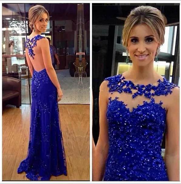 royal blue night dress
