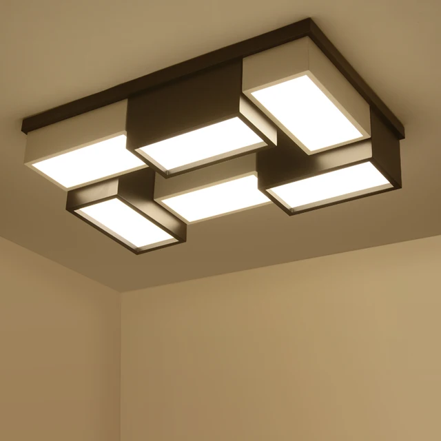 Modern Office Lighting Led Ceiling Lamps Atmosphere Home Creative Modern Office Lighting Led Ceiling Lamps Atmosphere Home Creative Personality Geometric Rectangular Za Bg2