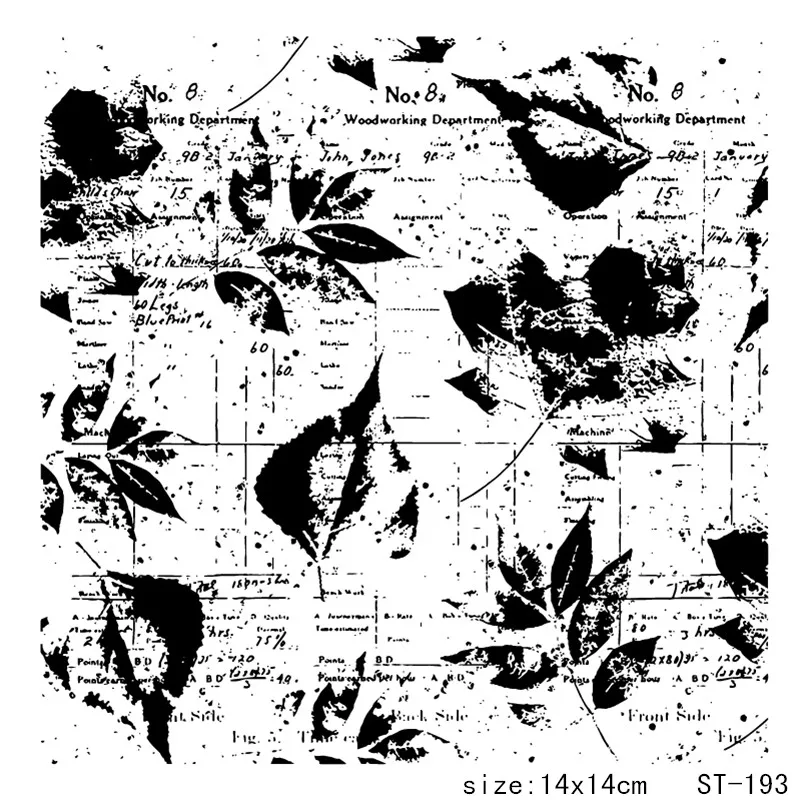 

ZhuoAng Leaves Transparent and Clear Stamp DIY Scrapbooking Album Card Making DIY Decoration Making