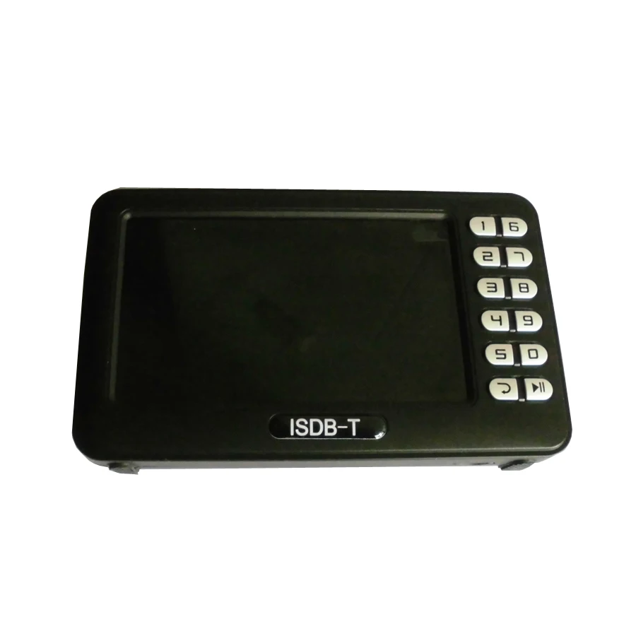 ISDBT Mini TV Receiver With 4.3 inch LCD Screen for ISDB-T Support TF Card USB Video FM Digital TV Player Box