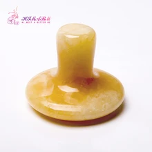 HIMABM 1 Pcs natural topaz mushroom massage for face beauty relax health body chakra reiking healing stone health tool
