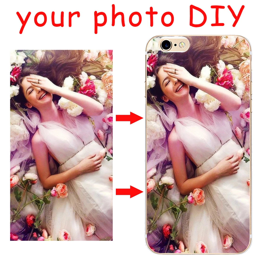 

DK Customized DIY Printed Image Phone Cover Case for Apple iPhone 6 6S 7 8 Plus 5s 5 5c 4s 4 X XR XS MAX DIY painting PC cases