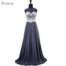 Long Evening Dress 2017 New Arrival A-line Sweetheart Gold Lace Women Formal Dresses Floor Length Black Chiffon Evening Gowns
