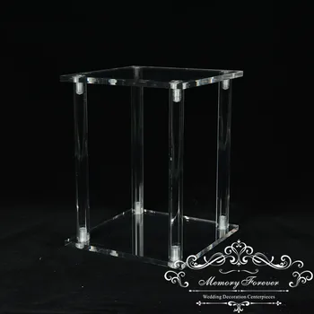 

wedding decoration table centerpiece acrylic flower vase pot stand clear column cake stand event party decor