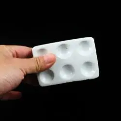 

free shipping porcelain drip plate the reaction plate physicochemical porcelain 6 whole